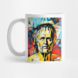 Lucius Annaeus Seneca Abstract Portrait | Lucius Annaeus Seneca Artwork 2 Mug